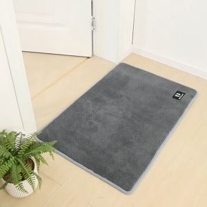 พรมเช็ดเท้า พรมเช็ดเท้าหน้าห้องน้ำ กันลื่น ซับน้ำ 40*60Cm พรมกันลื่น ดี พรมห้องน้ำ พรมห้องนอน อัพเกรดคุณภาพหนาขึ้น