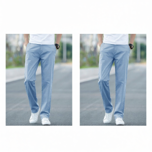 BALENO | Mens Summer Casual Loose Fit Trousers Versatile Business Wear