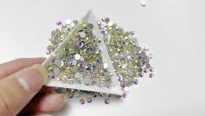 Super Glitter Crystal AB Non Hotfix Rhinestones SS3-SS50 FlatBack Strass Sewing&Fabric Garment Nail Art Rhinestones Decorations