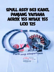 SPULL SPUL ASSY KOMPLIT B63 KABEL PANJANG YAMAHA AEROX 155 NMAX 155 LEXI 125 High quality Spull Assy kabel Panjang Aerox 155