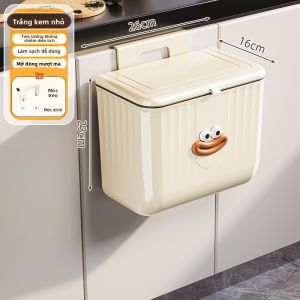 MEIZHUFU | Thùng Rác Đậy Nắp Treo Tường Đặc Trị Khe Hở