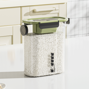 DEMING | Food-Grade Transparent Plastic Storage Container for Dried Goods