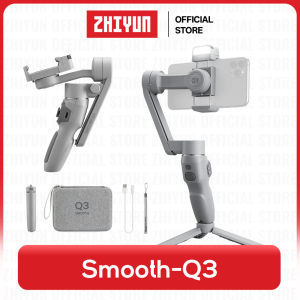 ZHIYUN Smooth Q3 Gimbal Stabilizer for Phone with Fill Light and Tripod Handheld Gimbal 3-Axis Cell Phone Stabilizer Anti-Shake Selfie Stick