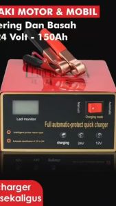 READY OTOHEROES Cas Charger Aki Kering Basah Mobil Motor Truk Kapal Smart Battery 12V/24V 6-105AH