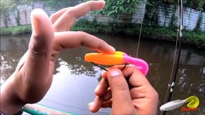 สคิปปี้ 3 นิ้ว (7.5cm.) 8g. แถมเบ็ด 3 โอ เหยื่อยางลุงแซม เหยื่อสคิปปิ้ง ตกปลาช่อน ปลาชะโด ปลากระสูบ