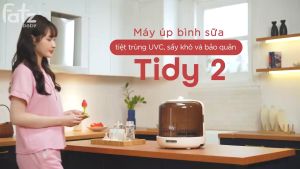 (TIDY 2) Máy úp bình sữa tiệt trùng UVC sấy khô và bảo quản Fatz Fatzbaby FB4613ZH MGG