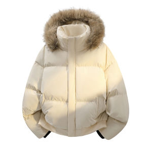 TUCANO | Winter Hooded Fur Collar Mens Cotton Jacket