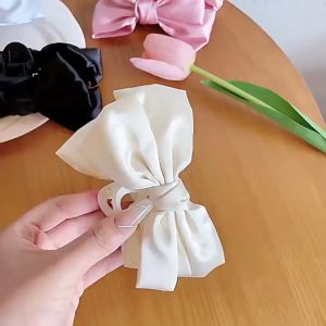 FH-C1011 Jedai Pita Wanita Korea Big Hair Claw Fashion / Jepitan Satin Jumbo Aksesoris Rambut Cepol