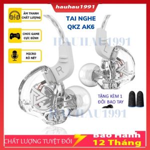 Tai Nghe Chống Ồn QKZ AK6 PRO Bass Siêu Khủng Âm Thanh Cực Đỉnh Nghe Nhạc Chơi Game Đỉnh CaoQKZ AK2Bảo Hành 12 Tháng