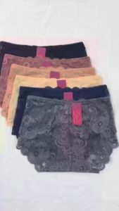 Esuna กางเกงในลูกไม้ทั้งตัว ทรงเต็มก้น ผ้านิ่มใส่สบายไม่อับชื่น