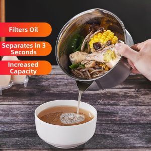 Stainless Steel 304 Oil Separator For Kitchen Use