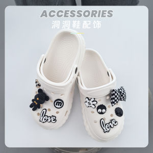 Phụ Kiện Giày Đế Bằng DIY Có Thể Tháo Rời Trang Trí Đính Đá Rhinestone Và Ngọc Trai Khóa Giày Nhỏ Phong Cách Nước Hoa