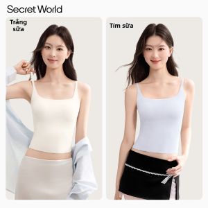 Secret World | Áo Ngực Có Đệm Dây Đeo Không Dấu Vết Đẹp Sau Lưng