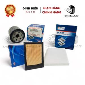 Combo 3 loại lọc Suzuki Ertiga (2017-2023) Swift 1.3: Lọc gió động cơ + lọc gió điều hoà máy lạnh + lọc nhớt lọc dầu động cơ (1378073R00/9586063J00/1651082703)
