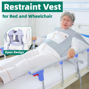 1Pcs Medical Restraints Strap with Fixed Belts Reinforced Restraint Clothing For Restless Dementia Patients Elderly