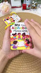 Eco-Friendly Alphabet Phonics Flashcards Fruit Theme with Pronunciation Guide for Early English Learning Kids and Classroom
