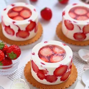 French Pastry 6-Piece Ice Cup Silicone Mold Concave-Convex Mousse Cake Fort Meike Sandwich Pudding/Jelly Mold