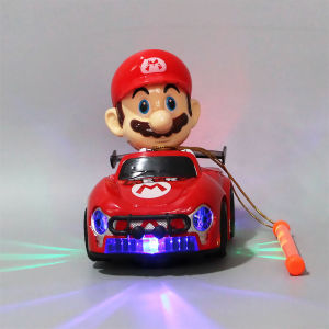 Childrens Handheld Cartoon Flower Lanterns New Year Boys Glowing Sound Making Festival Toys Plastic Material 20cm-50cm Size