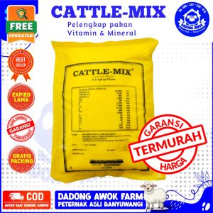Premix Cattle Mix 1 kg Sanbe Cattle mix mineral calsium Penggemukan ternak sapi kambing domba kuda