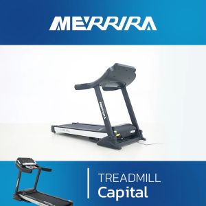MERRIRA ผ่อน 0% ลู่วิ่งไฟฟ้า 58 ซม. มอเตอร์ AC 5 แรงม้า รูปเป็นส่วนกราฟ ร่วมกับ ZWIFT รุ่น MX-2000 เกรดหรือ Commercial Grade