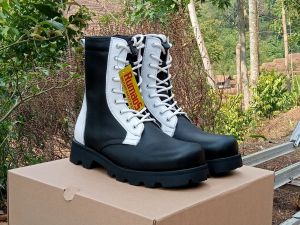 Rumaos sepatu PDL PROVOS TNI POLRI PKD SOL RADIAL kulit