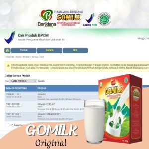 Gomilk Susu Kambing Etawa plus Herbal 200gr Solusi untuk Asma dan Tumbuh Kembang Anak