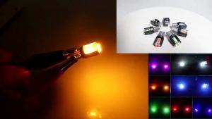 KEVANLY | 2pcs Super Bright T10 W5W LED Car Bulb Wedge Position lamp Side clearance lamp Canbus Signal Lamp License plate light Dome light