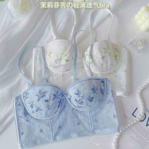 Áo corset thêu hoa tỉ mỉ không mút có gọng nâng form ngực đẹp