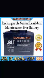 JSL II 40Ah 12V Regulated Sealed Lead Acid Battery for Medical Devices/UPS/Solar/Toycar Valve Rechargeable Vrla Battery