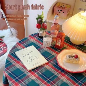 Christmas tablecloth festive plush tablecloth American vintage style dining table