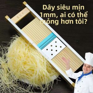 Máy Xay Sợi Khoai Tây Siêu Mịn 1mm Máy Xay Sợi Gừng Máy Xay Sợi Đa Năng Cho Nhà Bếp Thiết Bị Nhà Bếp Đa Năng