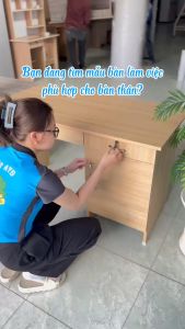 Bàn Học Bàn Làm Việc Gỗ Okal 1mx50cm 1m2x60cm 1m4x70cm - Thiết Kế Hiện Đại Bền Đẹp - Giao Nhanh