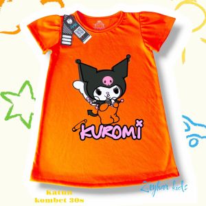 baju DASTER ANAK PEREMPUAN UMUR 1-5TH BAHAN KAOS ADEM COTTON COMBED 30S