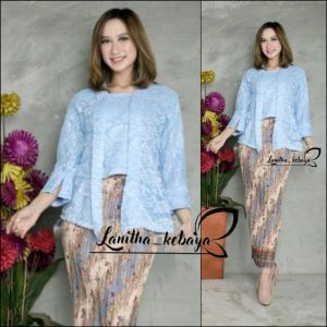 Setelan Kebaya Kutubaru Brokat Kebaya Wisuda Modern Kebaya Kutubaru Brokat Remaja Dewasa Kebaya Kondangan Kutubaru Brokat