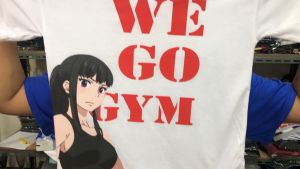 Kaos We Go Gym Tshirt Casual Premium Cotton Real Pict Ready Stock Tersedia dan Siap Kirim BISA COD