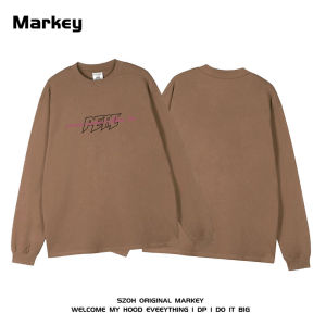 Áo Thun Nam Tay Dài in Chữ Phong Cách Đường Phố Mùa Thu Mới Về Chất Liệu Cotton Dáng Rộng Thoải Mái Thời Trang