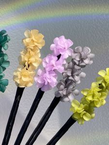 Phụ Kiện Tóc Kiểu Nhật Bản Hàn Quốc Thời Trang Mùa Xuân 2023 Hoa Sạt Lở Quả Cầu Tròn Đa Năng Phụ Kiện Tóc Thắt Nút