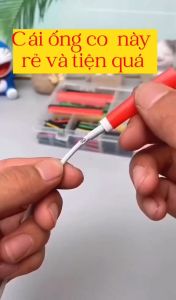 Ống Co Nhiệt 2:1 Chuyên Dụng chất lượng cao nhiều kích thước dùng để sửa chữa đồ điện bọc dây điện dường ống