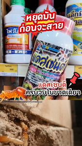 แดสเซนต์ ขนาด 1L ฟิโพรนิล 5% W/V SC เนื้อครีม ป้องกันกำจัดปลวก เพลี้ยไฟ หนอน สูตรเย็นพ่นผ่าดอกได้