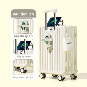 MIMANI | Vali Du Lịch Bền Bỉ Chất Liệu Dày Dặn 28inch