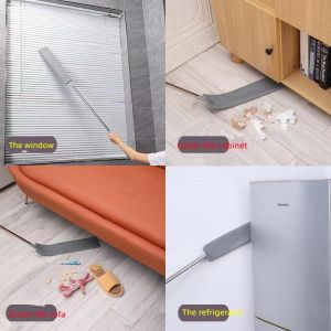 xinixin Slit mop mop under bed artifact dust cleaning retractable extended handle one word slit small mop under bed soft mop