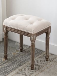 American Style Solid Wood Makeup Bench Retro Home Entrance Shoe Replacement Bench Try on Room Bench Long Dining Table Bed Tail Bench