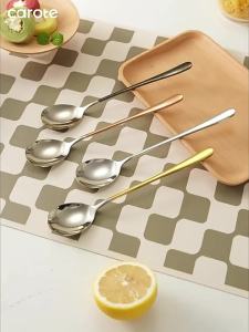 CAROTE | Aesthetic Korean-Style Mixing Spoon Stainless Steel Tablespoon
