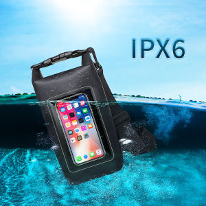 2L/5L กระเป๋ากันน้ำกระเป๋า Crossbody กลางแจ้งพีวีซีกระเป๋ากันน้ำว่ายน้ำมือถือกระเป๋าโทรศัพท์กระเป๋ากันน้ำว่ายน้ำกันน้ำแบบพับกระเป๋ากันน้ำถุงแห้ง2Lอุปกรณ์กีฬา