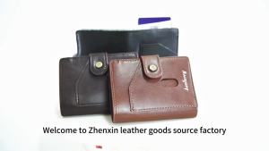 Baellerry New RFID Small Card Holders Men Wallets High Quality Buckle Card Cover Male Popup Wallet Brand Card Box Slim Man Purse
