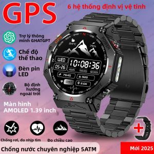 Đồng Hồ Thông Minh Quân Sự T-Rex 3 Dành Cho Nam Tích Hợp GPS La Bàn Máy Đo Độ Cao Khí Áp Màn Hình AMOLED Chống Nước Khả Năng Gọi Bluetooth