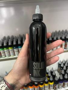 Mực xăm Solid Linning Black 240ml