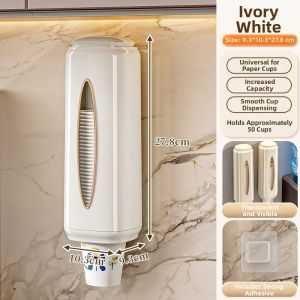 No-Drilling Wall-Mounted Cup Rack