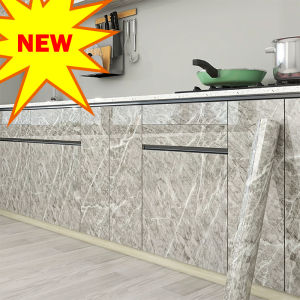 Giấy Dán Tường Tự Dính Bằng Đá Cẩm Thạch 40cm Chống Thấm Chống Ẩm Chống Dầu Dán Gạch Men Cho Nhà Bếp Phòng Khách