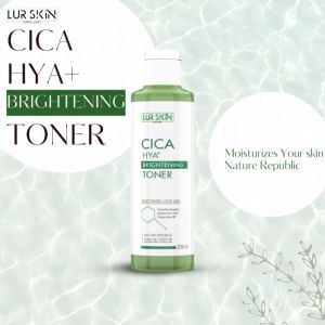 🔥 LUR SKIN CICA HYA BRIGHTENING TONER โทนเนอร์ ใบบัวบก 250 ml บำรุงผิวหน้าสะอาดพร้อมบำรุง ฟื้นฟูผิว